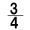 3/4